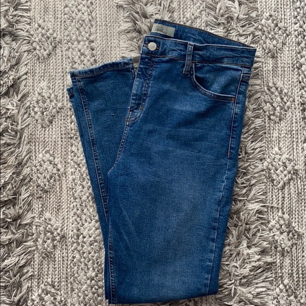 Topshop Moro Jamie High Waist Skinny Jeans
